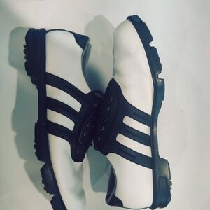 adidas Black and White Athletic Shoes